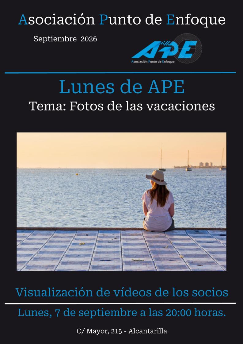 LUNES DE APE - SEPTIEMBRE 2026